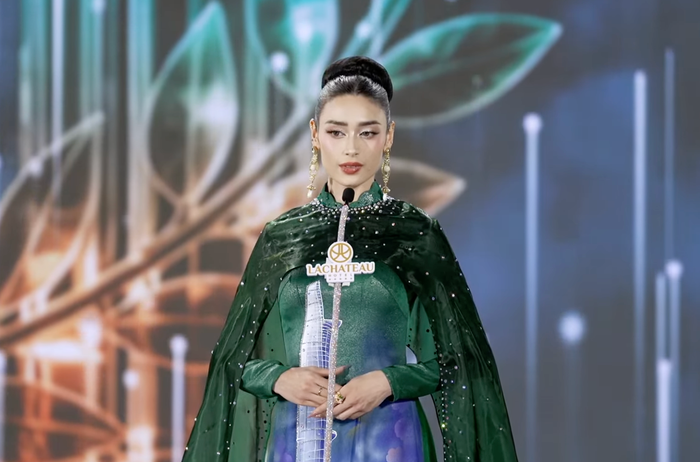 Trực tiếp chung kết Miss Grand Vietnam 2026: Top 10 bước vào phần thi thuyết trình về hoà bình Ảnh 3