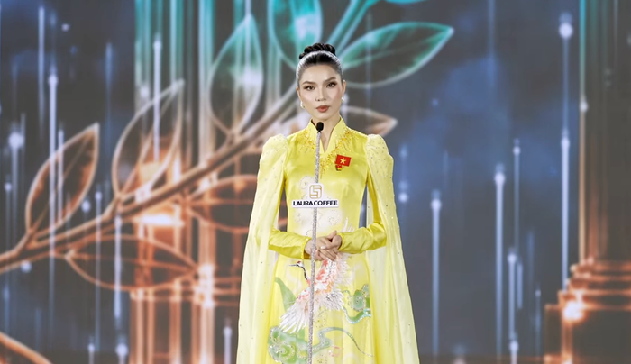Trực tiếp chung kết Miss Grand Vietnam 2026: Top 10 bước vào phần thi thuyết trình Ảnh 2