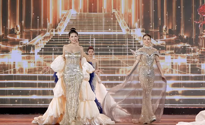 Trực tiếp chung kết Miss Grand Vietnam 2026: Emoura Phạm, Ngô Bảo Ngọc, Mai Bảo Hân tiến thẳng top 15 chung cuộc Ảnh 7