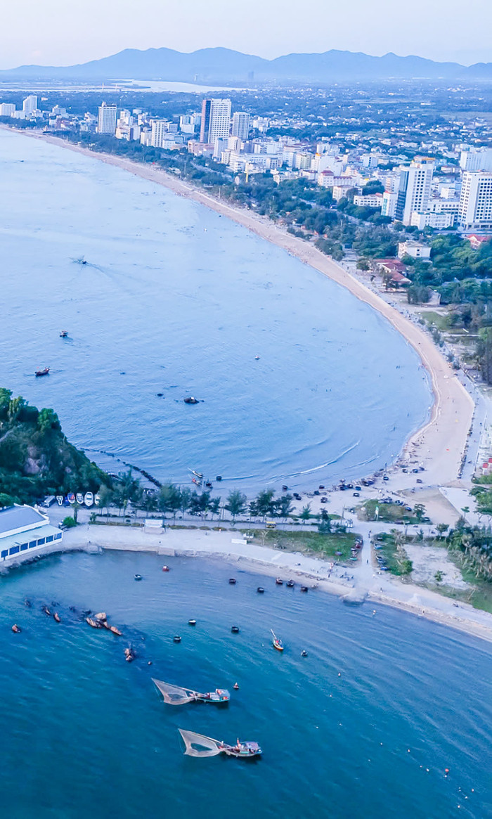 Cảnh đẹp biển Cửa Lò. Ảnh: báo Nghệ An