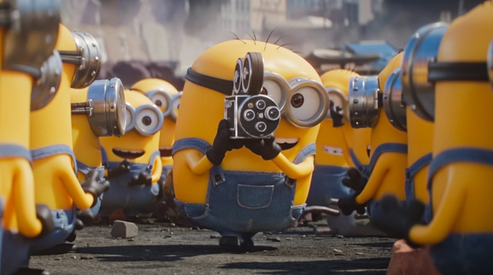 Thương hiệu Minions tiếp tục phát huy sức hút nhờ câu chuyện mới lấy bối cảnh Hollywood thời kỳ đầu. Ảnh: Illumination.