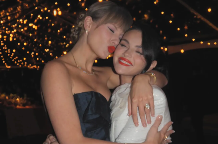 Taylor Swift và Selena Gomez vào tháng 10 năm 2025. Ảnh: IGNV