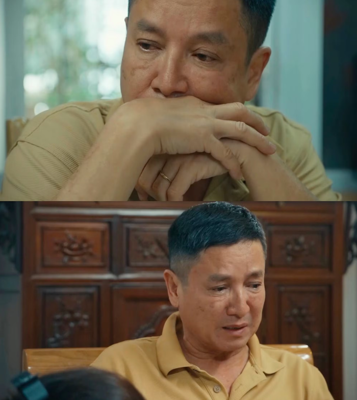 NSƯT Chí Trung gây chú ý với vai ông Đăng trong phim truyền hình Dưới ô cửa sáng đèn. Ảnh: VTV.