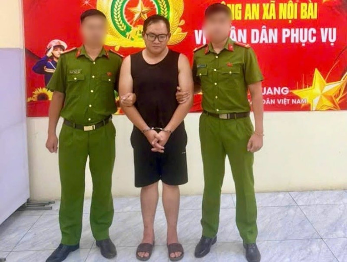 Đối tượng Nguyễn Tiến Dũng. Ảnh: Công an TP Hà Nội