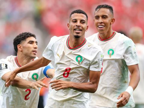 Canada dừng bước ở vòng 1/16 khi Morocco bùng nổ trong hiệp hai để giành chiến thắng thuyết phục 3-0, tiến vào tứ kết. Ảnh: FIFA