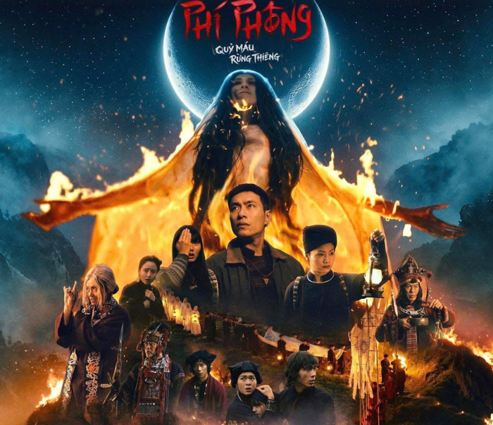 Phí Phông: Quỷ Máu Rừng Thiêng có sự tham gia của diễn viên Lan Phương không được xướng tên ở &nbsp;Liên hoan phim châu Á Đà Nẵng (DANAFF) lần thứ 4. Ảnh: NSX