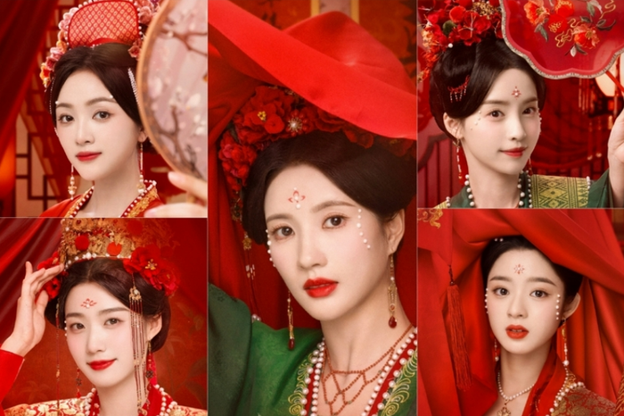 5 cô con gái xinh đẹp và xuất chúng của Lệ nương tử.