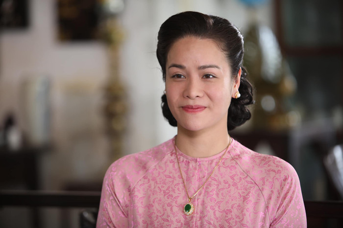 Nhật Kim Anh với tạo hình nhân vật Út Hạnh trong phim Lưới Trời.