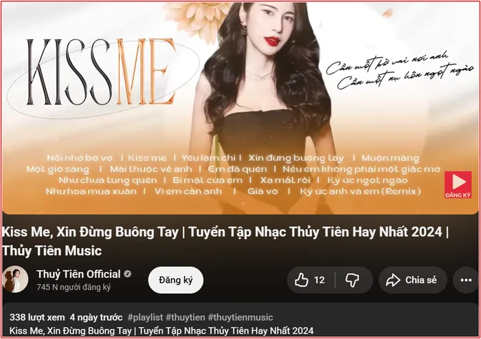 Ca sĩ Thủy Tiên âm thầm cập nhật video mới trên kênh YouTube sau thời gian dài ở ẩn.