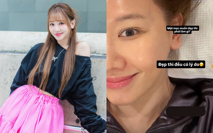Hari Won thể hiện sự hào hứng khi làm thủ thuật thẩm mỹ. Ảnh: FBNV