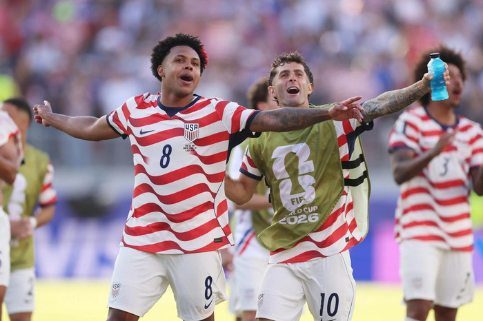 Tuyển Mỹ khát khao đánh bại Bỉ. Ảnh: FIFA