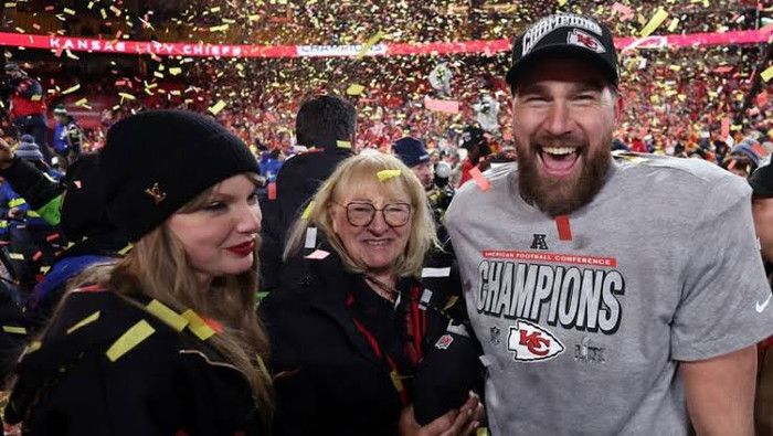 Mẹ Travis Kelce lần đầu tiết lộ về đám cưới của con trai với Taylor Swift Ảnh 2