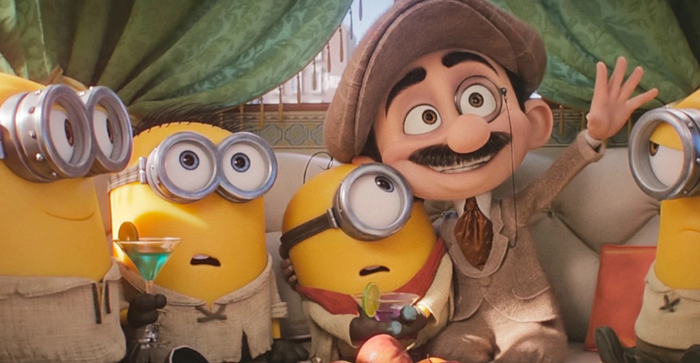 Dù doanh thu mở màn tại Bắc Mỹ thấp hơn các phần trước, Minions & Quái Vật vẫn dẫn đầu phòng vé toàn cầu. Ảnh: Illumination.