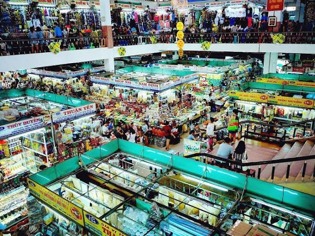 Hình ảnh bên trong chợ Hàn Đà Nẵng