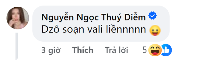 Động thái của bà xã Thuý Diễm khiến cư dân mạng phấn khích.