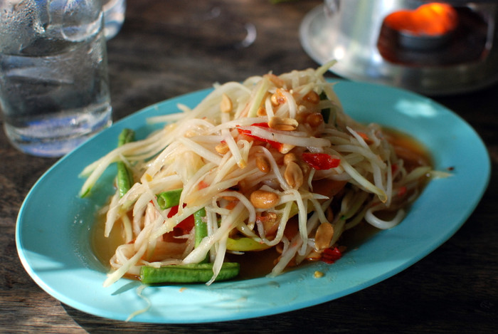 Món som tam nổi tiếng của Thái Lan.