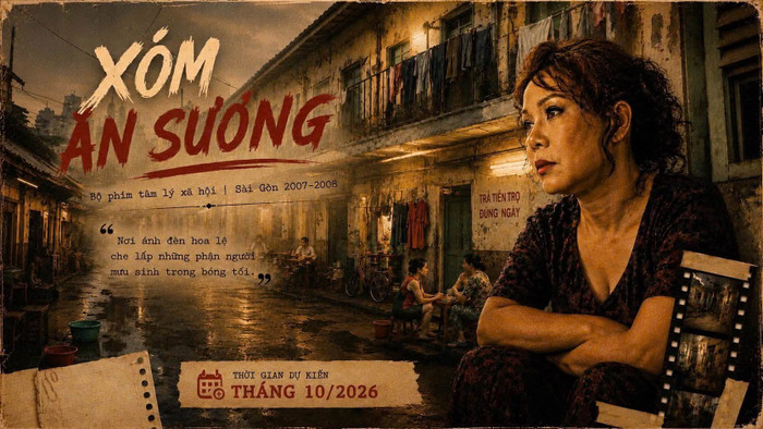 Việt Hương đảm nhận vai chính trong dự án điện ảnh Xóm Ăn Xương. Ảnh: NSX