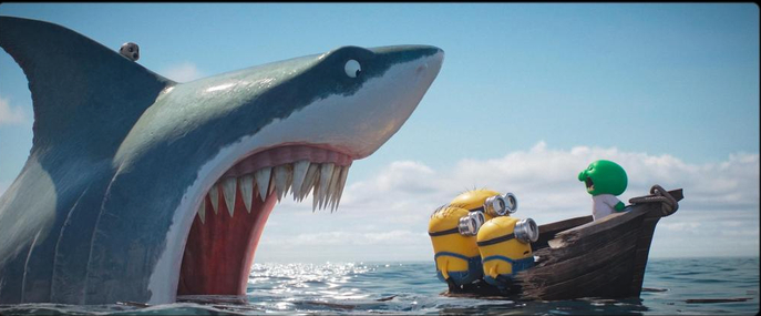 Cảnh phim Minions & Quái vật (Minions & Monsters).