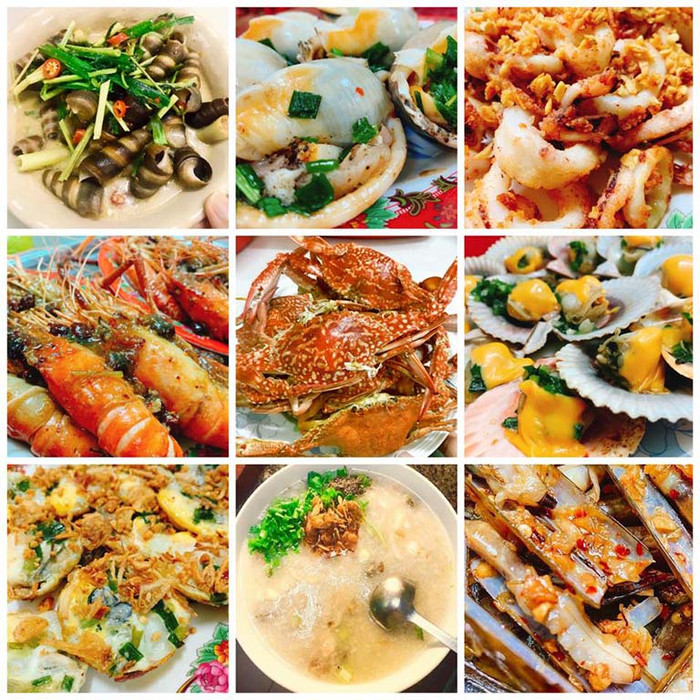 Đến Bình Định, du khách nhất định phải thưởng thức hải sản.