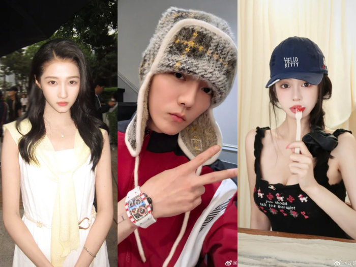 Thời điểm hotgirl mạng cho rằng qua lại với Lộc Hàm trùng với thời gian cả hai còn yêu nhau mặn nồng. Nguồn ảnh: Weibo