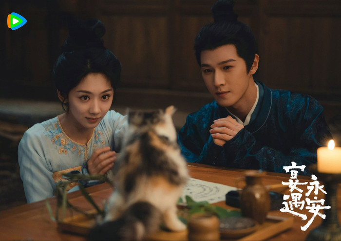 Yến Ngộ Vĩnh An do Vương Ảnh Lộ, Lý Quân Duệ&nbsp;đóng chính. Ảnh: Weibo&nbsp;