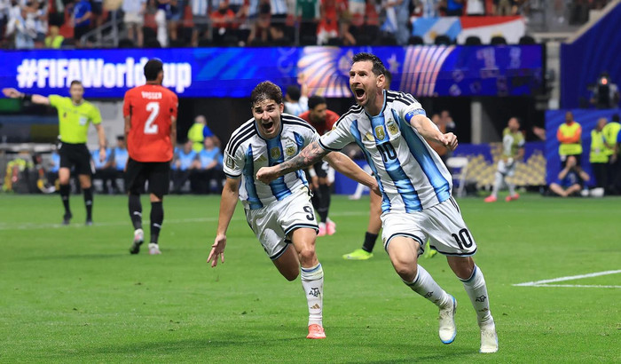 Messi rực sáng trong 13 phút cuối giúp Argentina thắng ngược Ai Cập 3-2. Ảnh: FIFA
