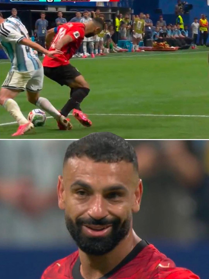 salah được cho bị phạm lỗi trong vùng cấm trước khi Argentina ghi bàn quyết định.