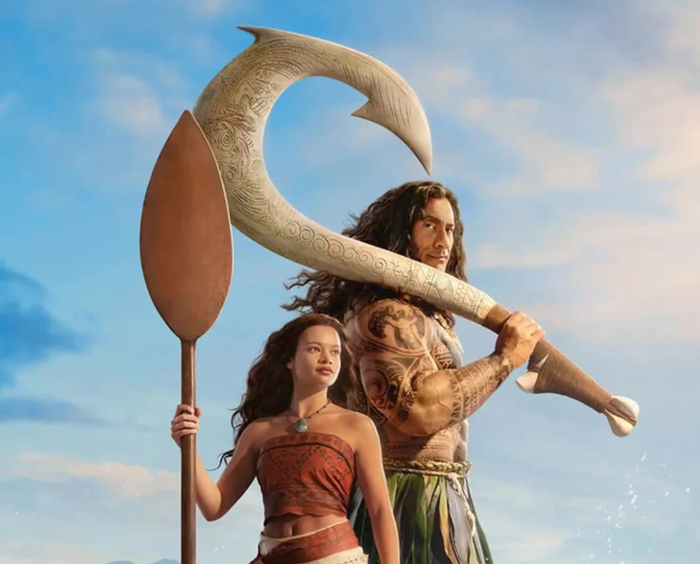Phiên bản người đóng của Moana được dự đoán sẽ là 'quái vật phòng vé' tiếp theo càn quét các rạp chiếu vào cuối tuần này. Ảnh: Disney