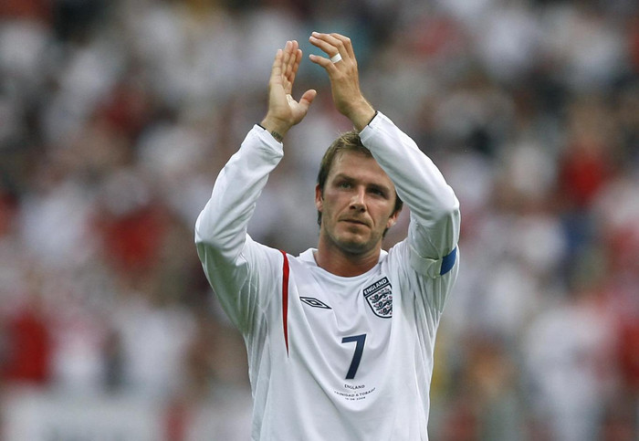 Beckham từng đi vào lịch sử World Cup. Ảnh: FIFA