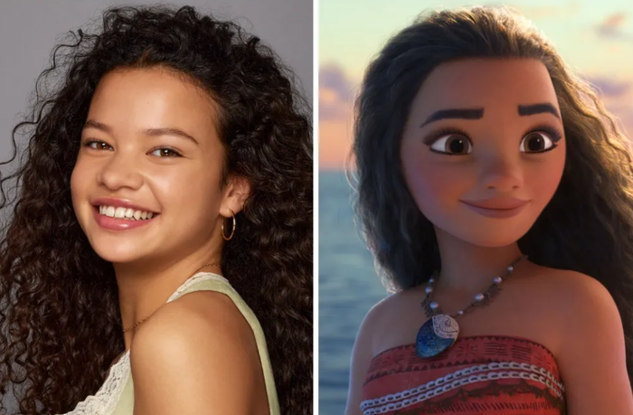 Catherine Laga'aia nhận nhiều lời khen khi hóa thân thành Moana, trong khi Dwayne Johnson trở lại với vai á thần Maui. Ảnh: Disney.