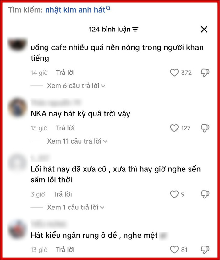 Giọng hát của Nhật Kim Anh nhận về nhiều ý kiến trái chiều.