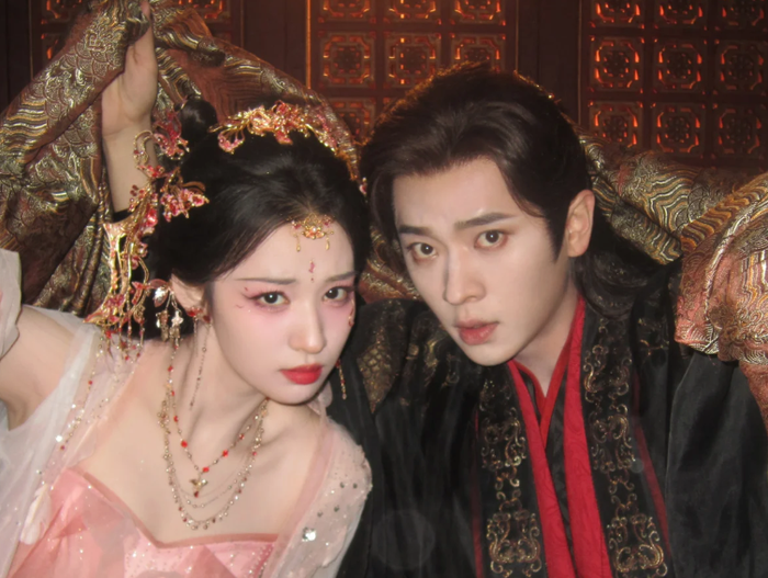 Một bộ phim xuyên sách do Vương Sở Nhiên đảm nhận đóng cùng Thừa lỗi. Ảnh: Weibo