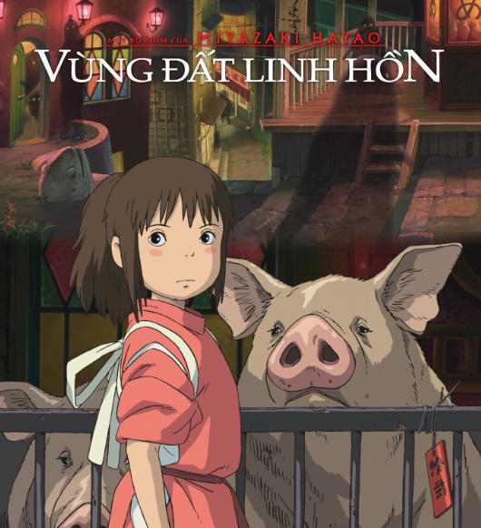 Kiệt tác của Hayao Miyazaki xoay quanh cô bé Chihiro vô tình lạc vào thế giới của các vị thần. Để cứu cha mẹ bị biến thành heo, cô phải làm việc tại nhà tắm công cộng của phù thủy Yubaba. Bộ phim từng giành giải Oscar Phim hoạt hình xuất sắc nhất.