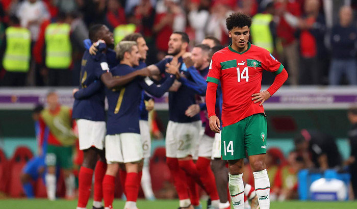 Sau khi góp phần tạo nên kỳ tích lịch sử tại World Cup 2022, Zakaria Aboukhlal đã chia sẻ với FIFA về sự trưởng thành của tuyển Morocco và niềm tin rằng 'Sư tử Atlas' không còn là hiện tượng nhất thời trước cuộc tái đấu với tuyển Pháp. Ảnh: FIFA