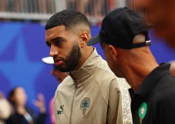 Morocco đã nhận cú sốc lớn ngay trước trận tứ kết World Cup 2026 gặp tuyển Pháp khi tiền đạo Ismael Saibari không thể ra sân vì chấn thương gân kheo. Ảnh: Reuters