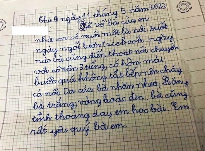 Bài văn 'nhà em có nuôi một bà nội' thật như đếm, dân tình đọc chỉ biết ôm bụng cười Ảnh 1