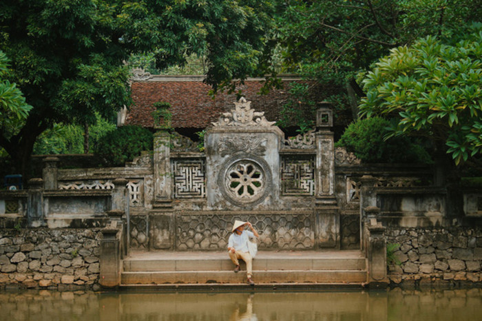 Vẻ đẹp yên bình ở những con đường làng ở Ninh Bình khi trời vào thu. Ảnh: Hoàn Hảo
