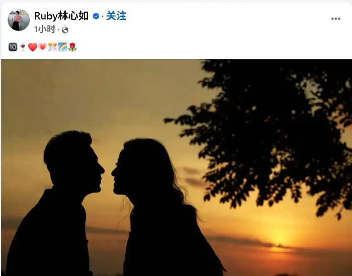 Lâm Tâm Như kỷ niệm 10 năm đám cưới với Hoắc Kiến Hoa.