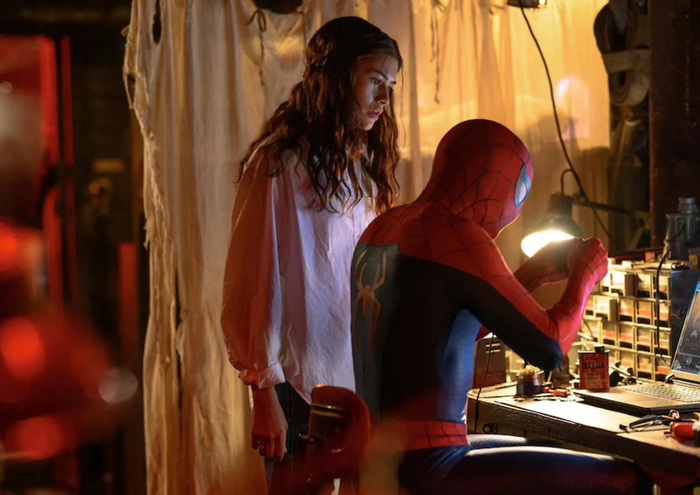 Zendaya và Holland trong Spider-Man: Brand New Day. Ảnh: NSX