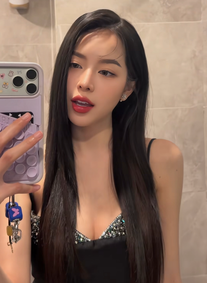 Hình ảnh mới nhất của Thanh Thuỷ. Ảnh chụp màn hình