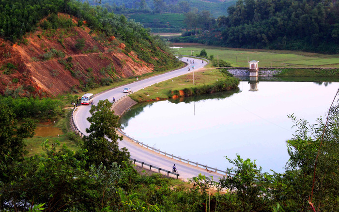 Cảnh đẹp bình dị ở xứ Nghệ. Ảnh: báo Nghệ An