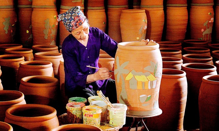 Làng gốm Phù Lãng. Ảnh: báo Bắc Ninh.