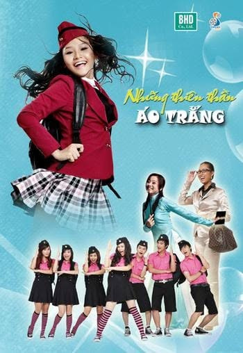 Những thiên thần áo trắng từng quy tụ nhiều gương mặt trẻ sau này trở nên quen thuộc như Miu Lê, Nhã Phương, Midu và Lan Phương. Ảnh: NSX.