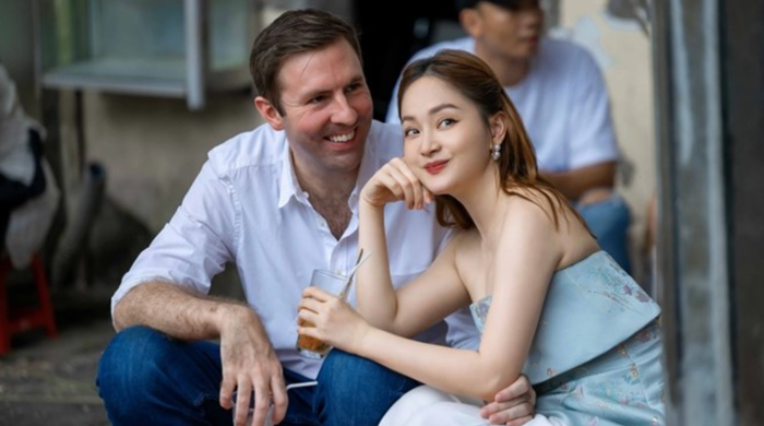 Lan Phương và chồng lúc còn bên nhau.