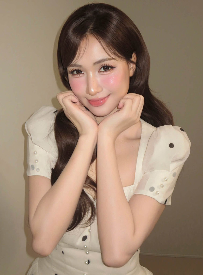 Hòa Minzy với make up nhẹ nhàng khác với hình ảnh tràn đầy năng lượng trên sân khấu. Ảnh: FBNV&nbsp;