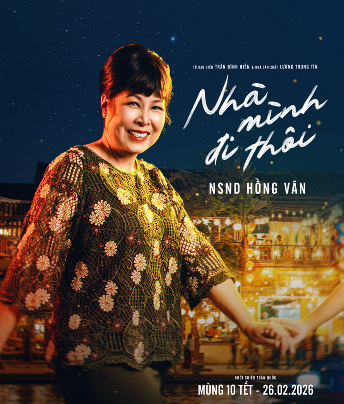 NSND Hồng Vân góp mặt trong bộ phim Nhà Mình Đi Thôi.&nbsp;