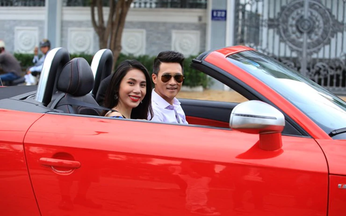 Thủy Tiên và Công Vinh trong phim.&nbsp;