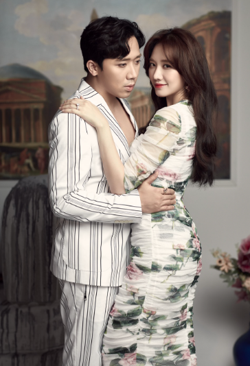 &nbsp;Hari Won và Trấn Thành.