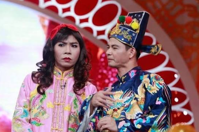 NSND Công Lý ghi dấu với Bắc Đẩu nhờ khả năng tung hứng, nhả thoại và những màn 'khẩu chiến' ăn ý cùng Nam Tào Xuân Bắc. Ảnh: VTV.
