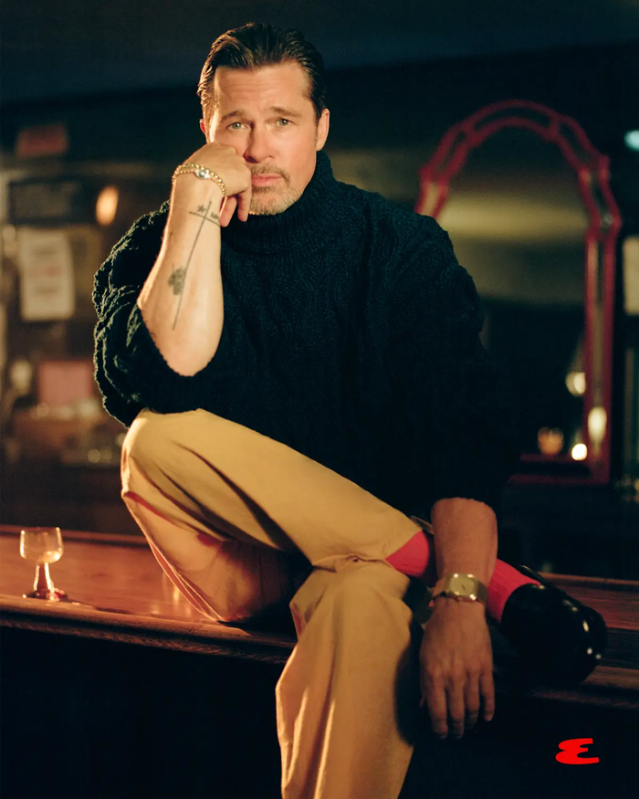 Brad Pitt bất ngờ tiết lộ anh không còn duy trì trạng thái tỉnh rượu sau 7 năm. Ảnh: Pagesix.